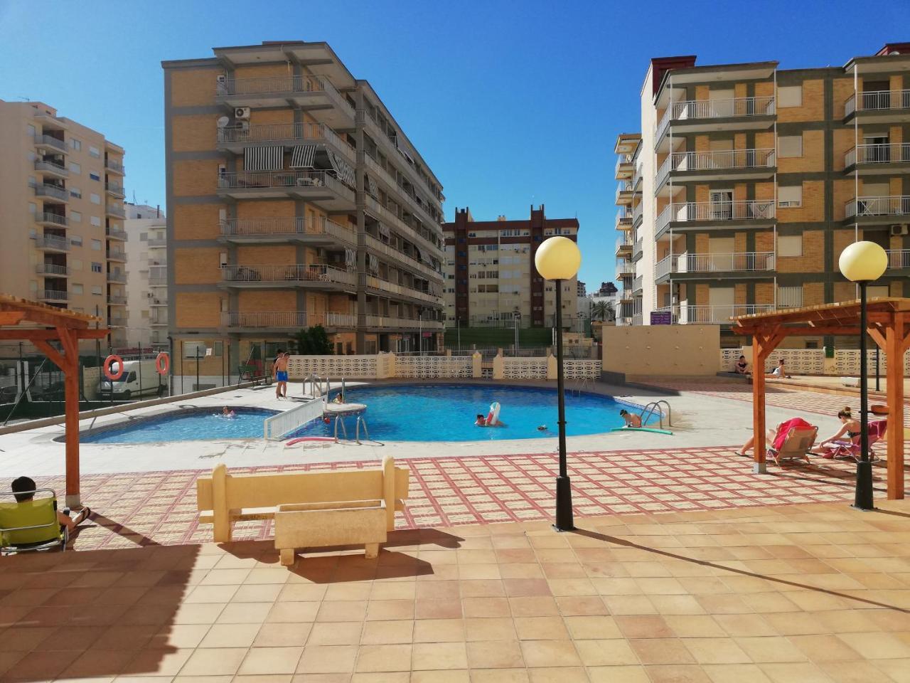 Apartamentos Infante Primera Linea - Solo Familias Serviplaya Playa de Gandia Eksteriør bilde